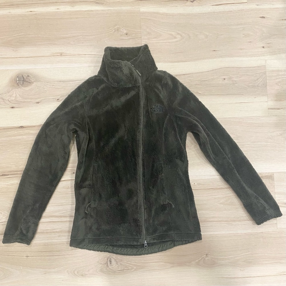 The North Face Fleece Zip Up Jacket. Size XS. Hunter Green.